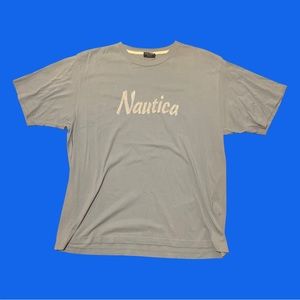 Light blue embroidered Nautica tee